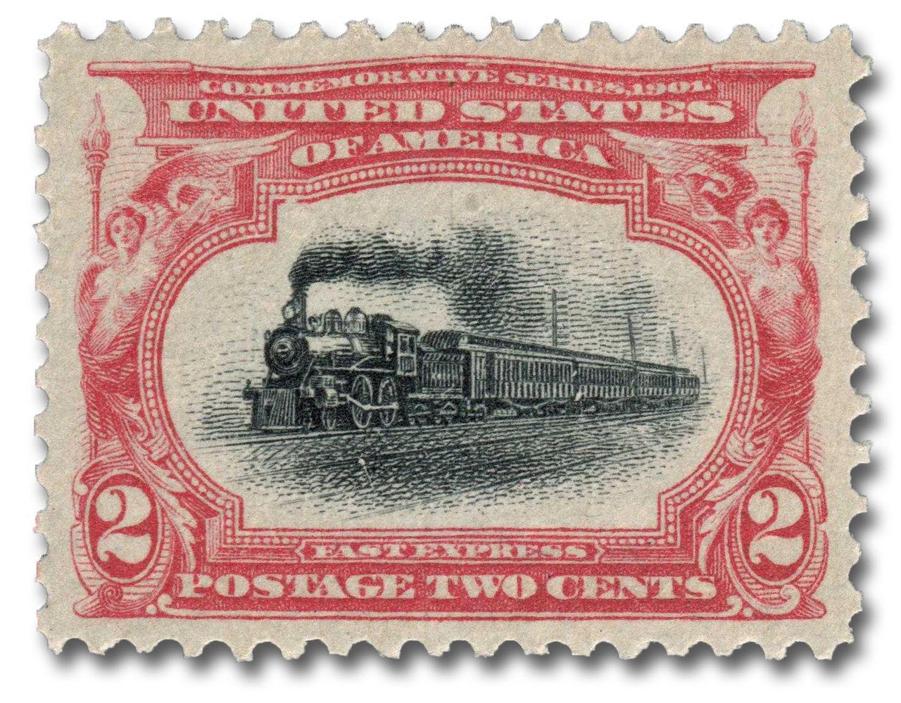 #295 - 1901 2c Pan-American Exposition: Empire State Express