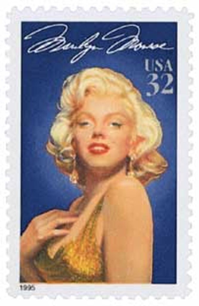 # 2967 - 1995 32c Legends of Hollywood: Marilyn Monroe
