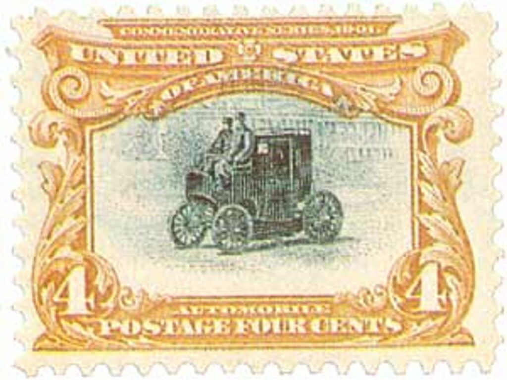 1901 4¢ Pan-American Exposition: Electric Automobile