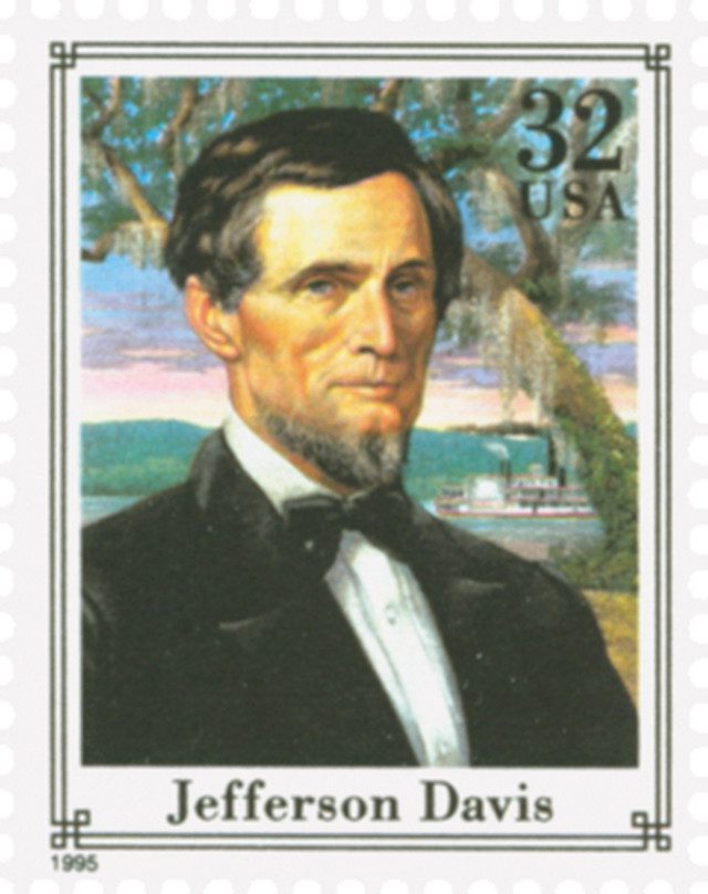 # 2975f - 1995 32c Civil War: Jefferson Davis