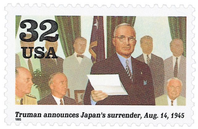 1995 32¢ Truman announces Japan's Surrenders