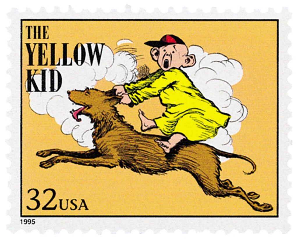 # 3000a - 1995 32c Comic Strip Classics: The Yellow Kid