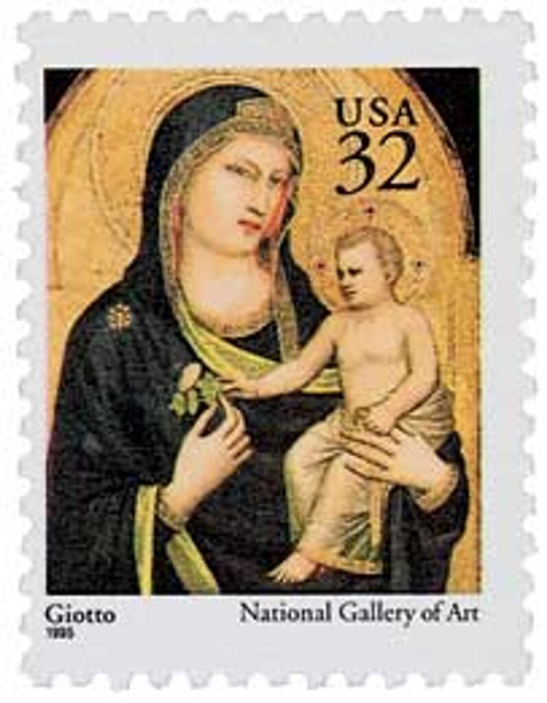 # 3003 - 1995 32c Traditional Christmas: Madonna and Child