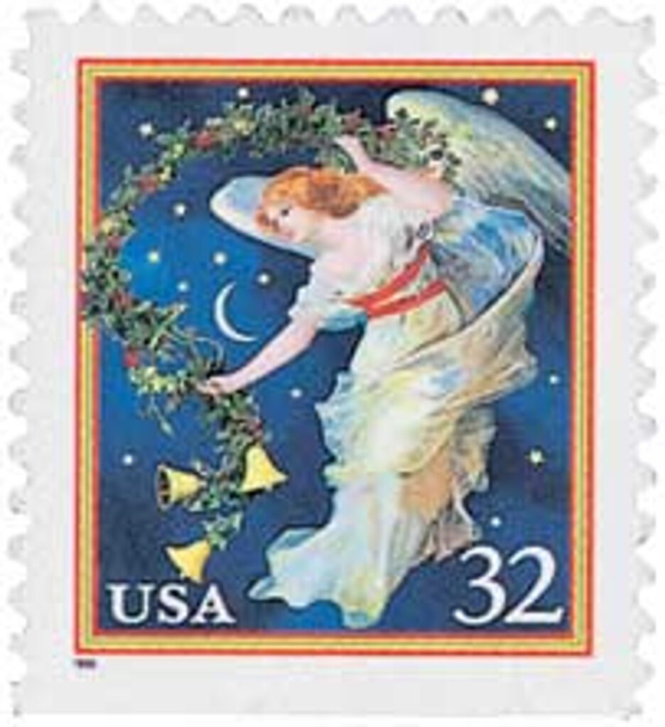 # 3012 - 1995 32c Traditional Christmas: Midnight Angel, booklet single
