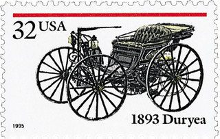 1995 32c Antique Automobiles: 1893 Duryea