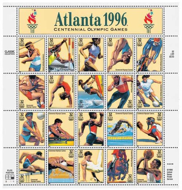 #3068 - 1996 32c Olympic Games