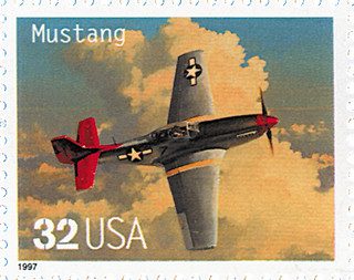 # 3142a - 1997 32c Classic American Aircraft: Mustang