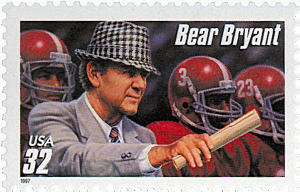 1997 32c Football Coaches: Bear Bryant