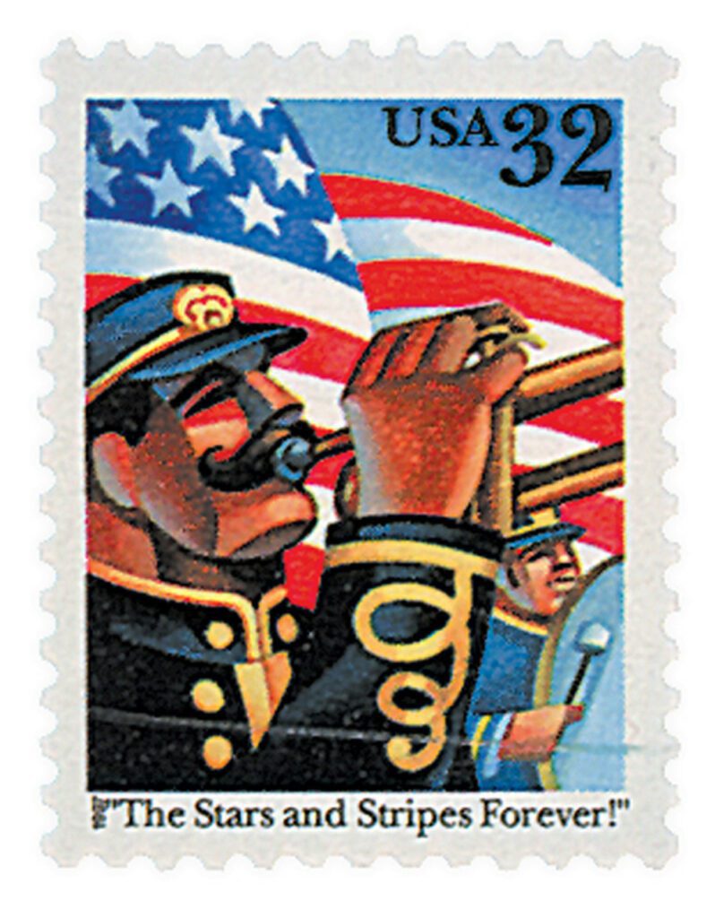 # 3153 - 1997 32c The Stars and Stripes Forever!