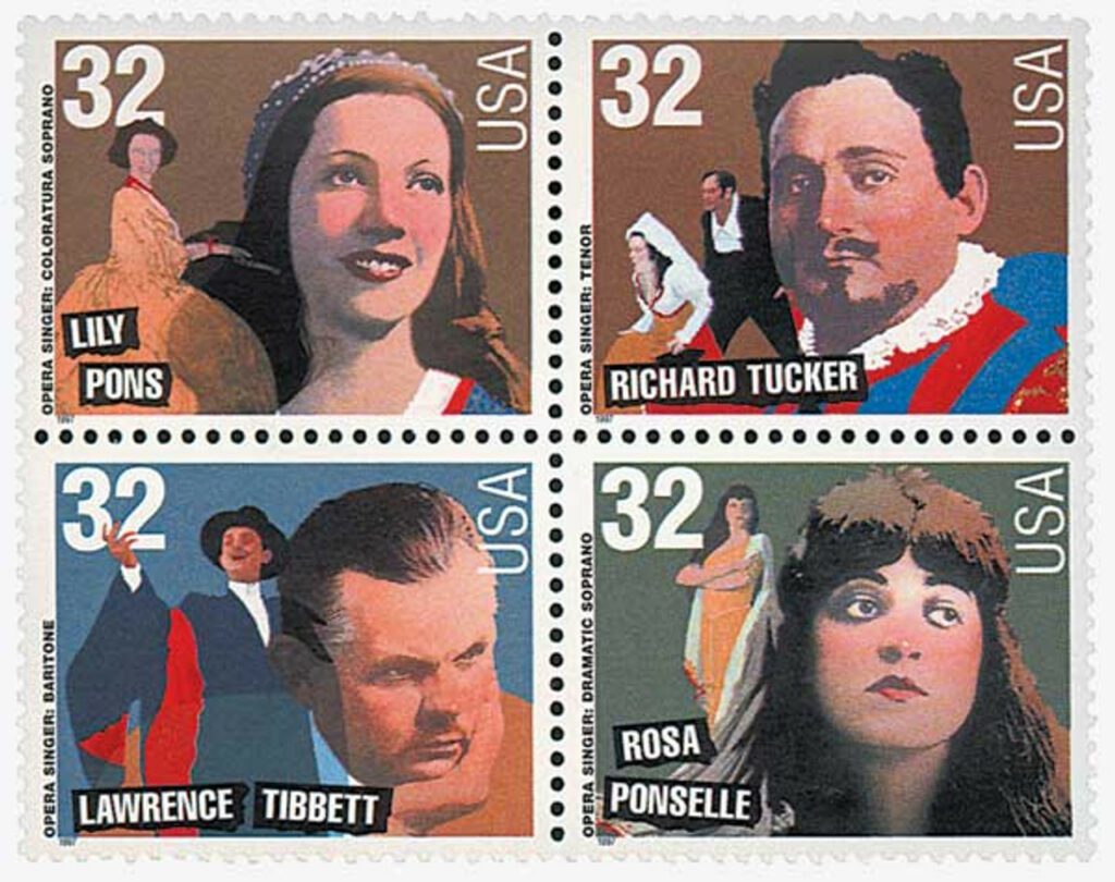 1997 32¢ Opera Singers