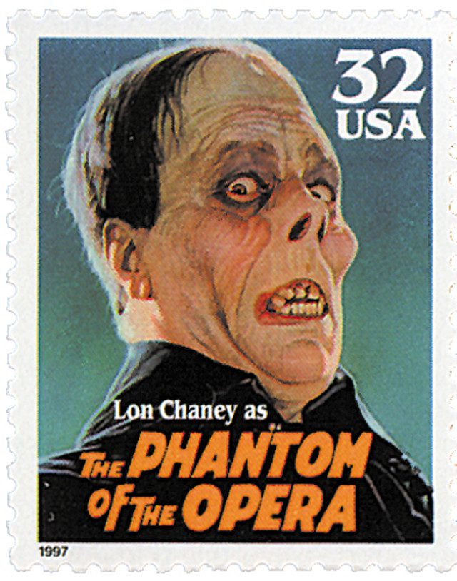 #3168 - 1997 32c Classic Movie Monsters: Lon Chaney as The Phantom of the Opera