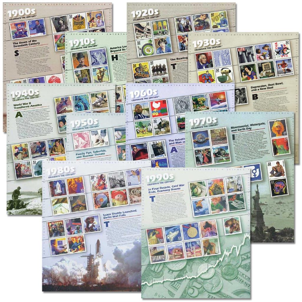# 3182-91 - 1998-2000 Celebrate The Century, Complete Set