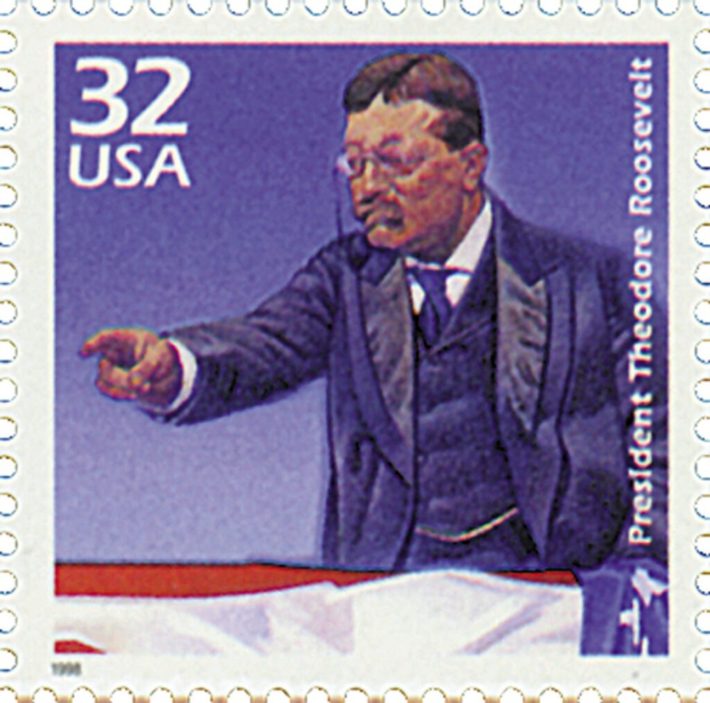 # 3182b - 1998 32c Celebrate the Century - 1900s: Theodore Roosevelt