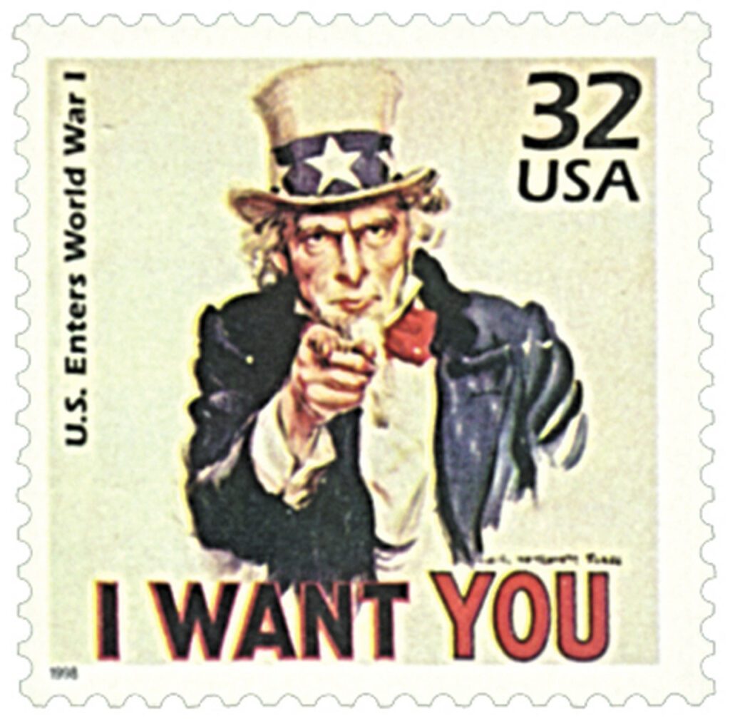 1998 32¢ Celebrate the Century - 1910s: U.S. Enters World War I