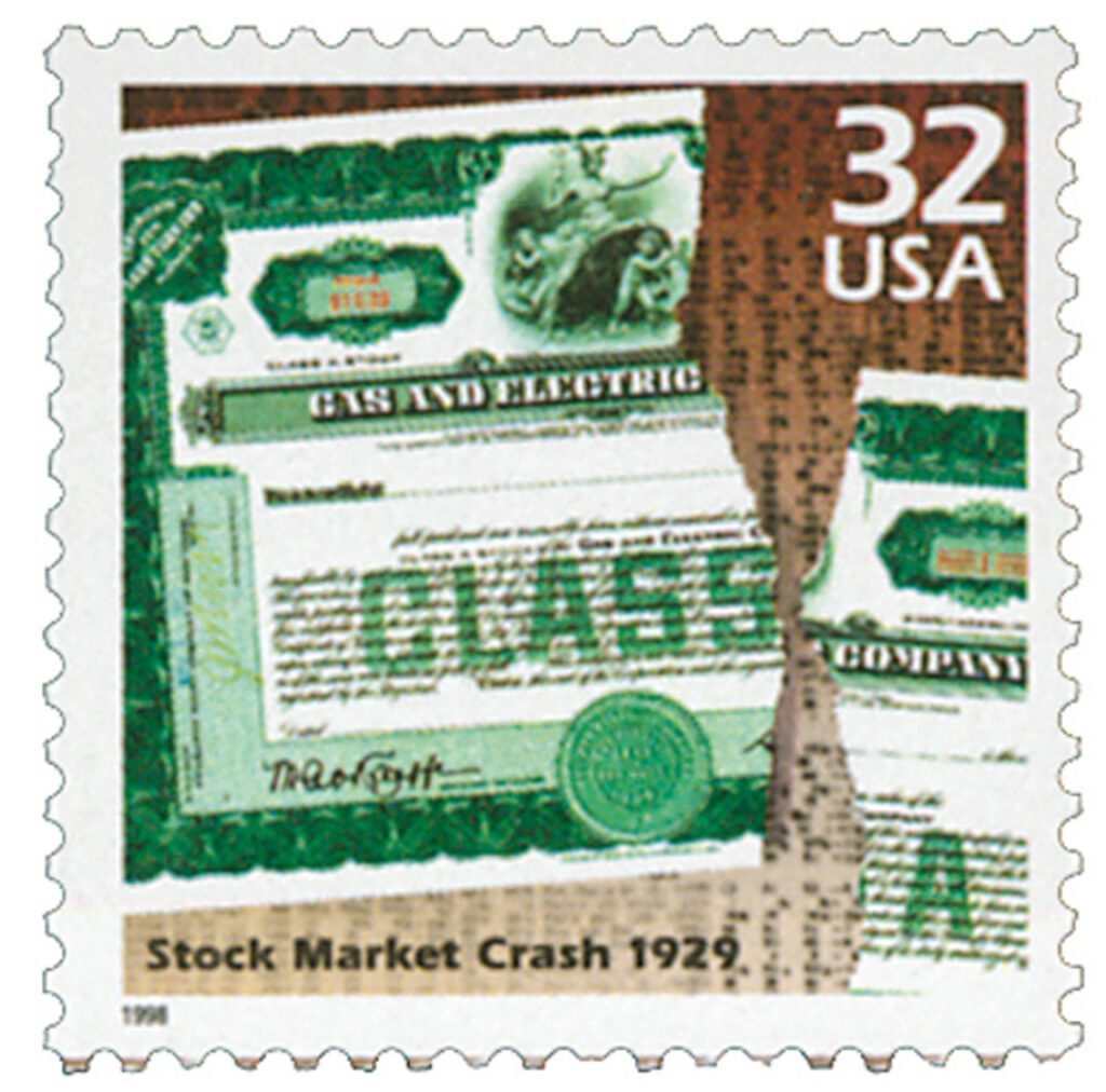 1998 32¢ Celebrate the Century - 1920s: Stock Market