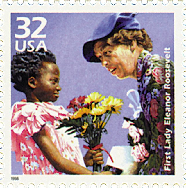 # 3185d - 1998 32c Celebrate the Century - 1930s: Eleanor Roosevelt