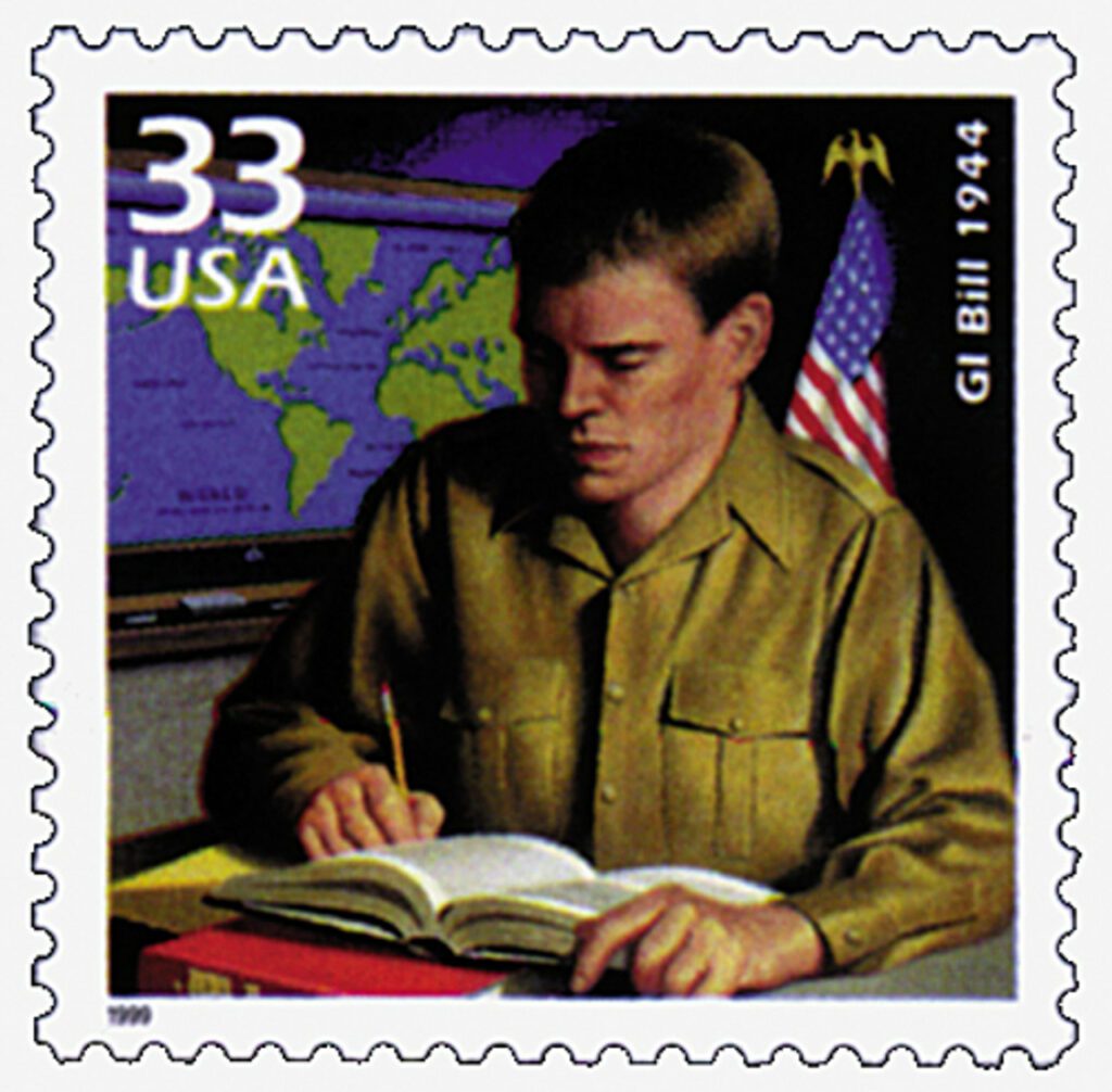 1999 33¢ Celebrate the Century - 1940s: GI Bill 1944