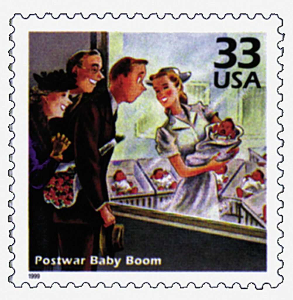 1999 33c Celebrate the Century - 1940s: Postwar Baby Boom