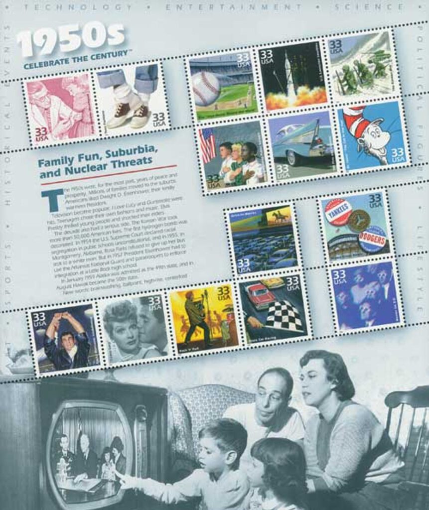 # 3187 - 1999 33c Celebrate the Century: 1950s