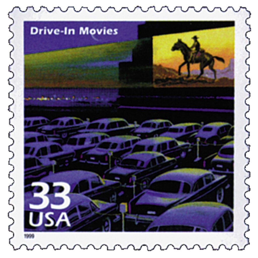 # 3187i - 1999 33c Celebrate the Century - 1950s: Drive-In Movies