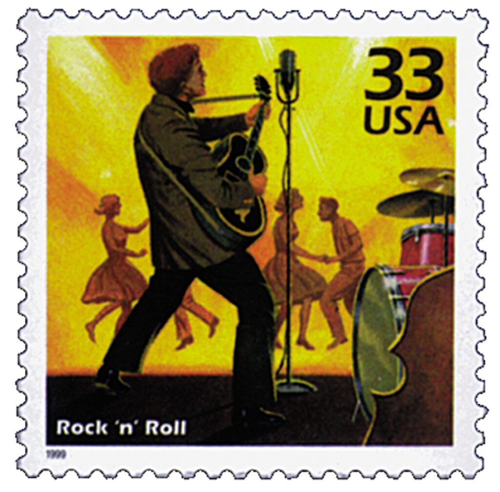 # 3187m - 1999 33c Celebrate the Century - 1950s: Rock 'n' Roll