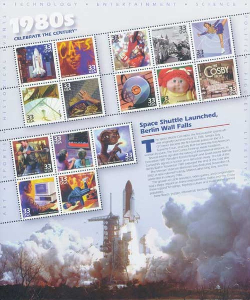 # 3190 - 2000 33c Celebrate the Century: 1980s