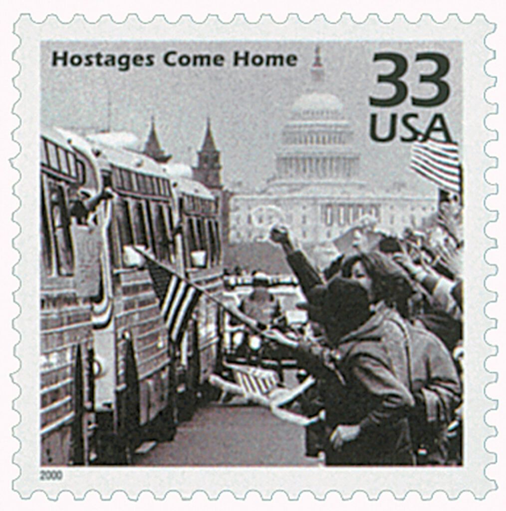 # 3190d - 2000 33c Celebrate the Century - 1980s: Hostages Come Home