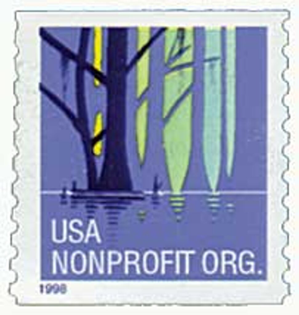 # 3207 - 1998 5c Wetlands, non-denominational coil