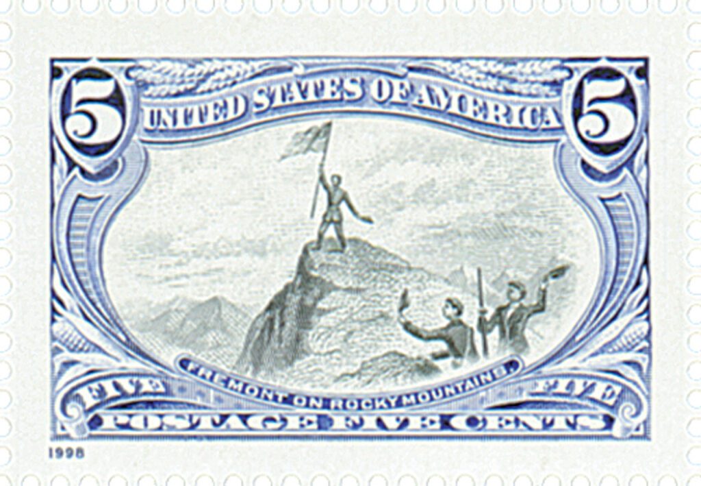 # 3209d - 1998 5c John C. Fremont on Rocky Mountains