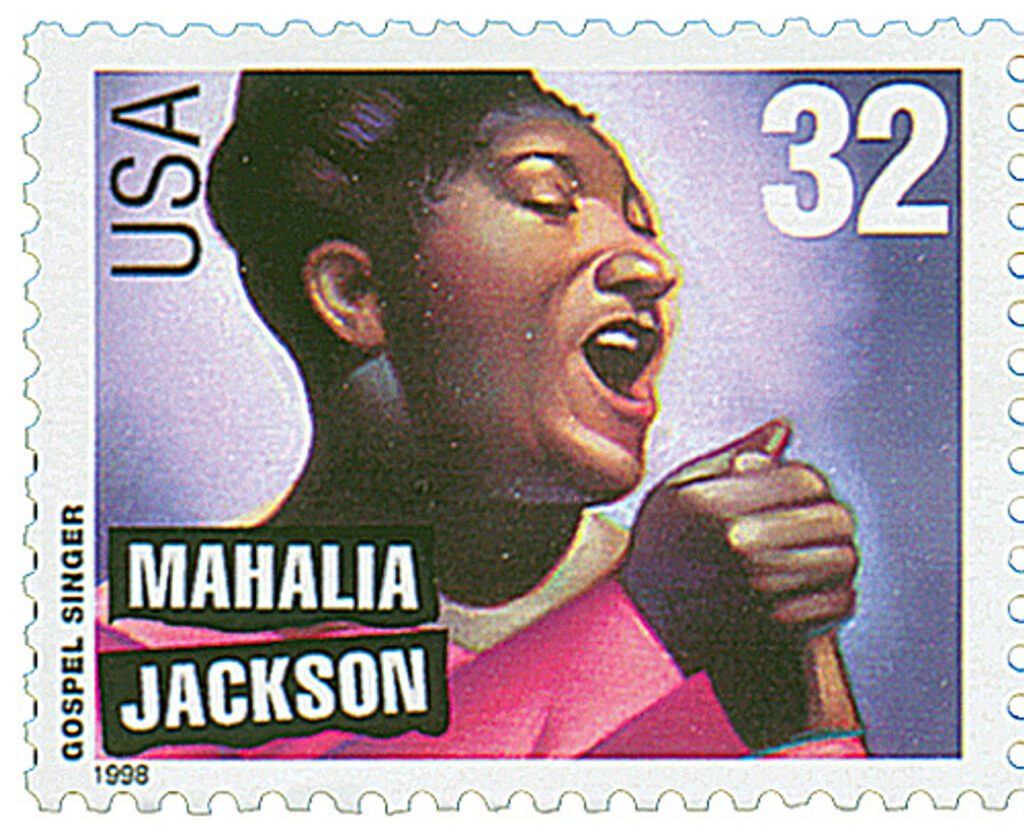 # 3216 - 1998 32c Gospel Singers: Mahalia Jackson