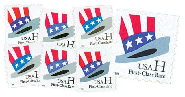 1998-99 H-Rate Change, set of 7 stamps