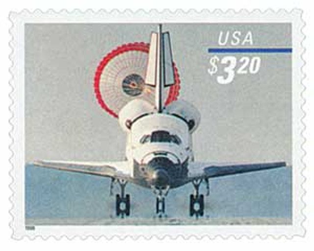 1998 $3.20 Space Shuttle Landing, Priority Mail