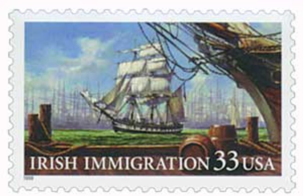 #3286 - 1999 33c Irish Immigration