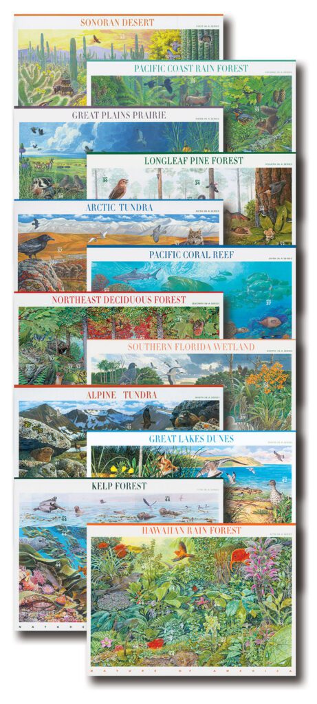 #3293/4474 - 1999-2010 Nature of America Series,Complete Set of 12