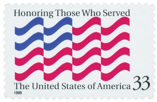 # 3331 - 1999 33c Honoring Those Who Served