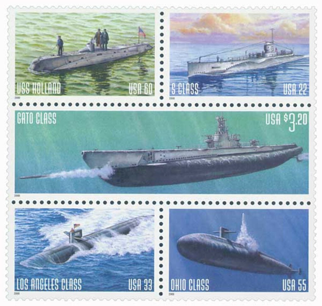 # 3373-77 - 2000 22c-$3.20 U.S. Navy Submarines