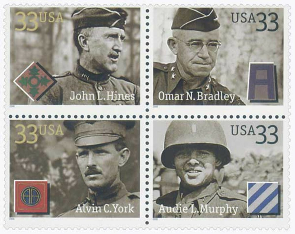 2000 33¢ Distinguished Soldiers