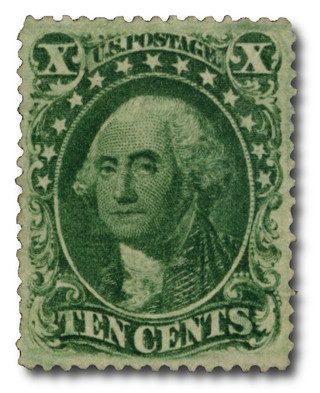 # 33 - 1857-61 10c Washington, type III