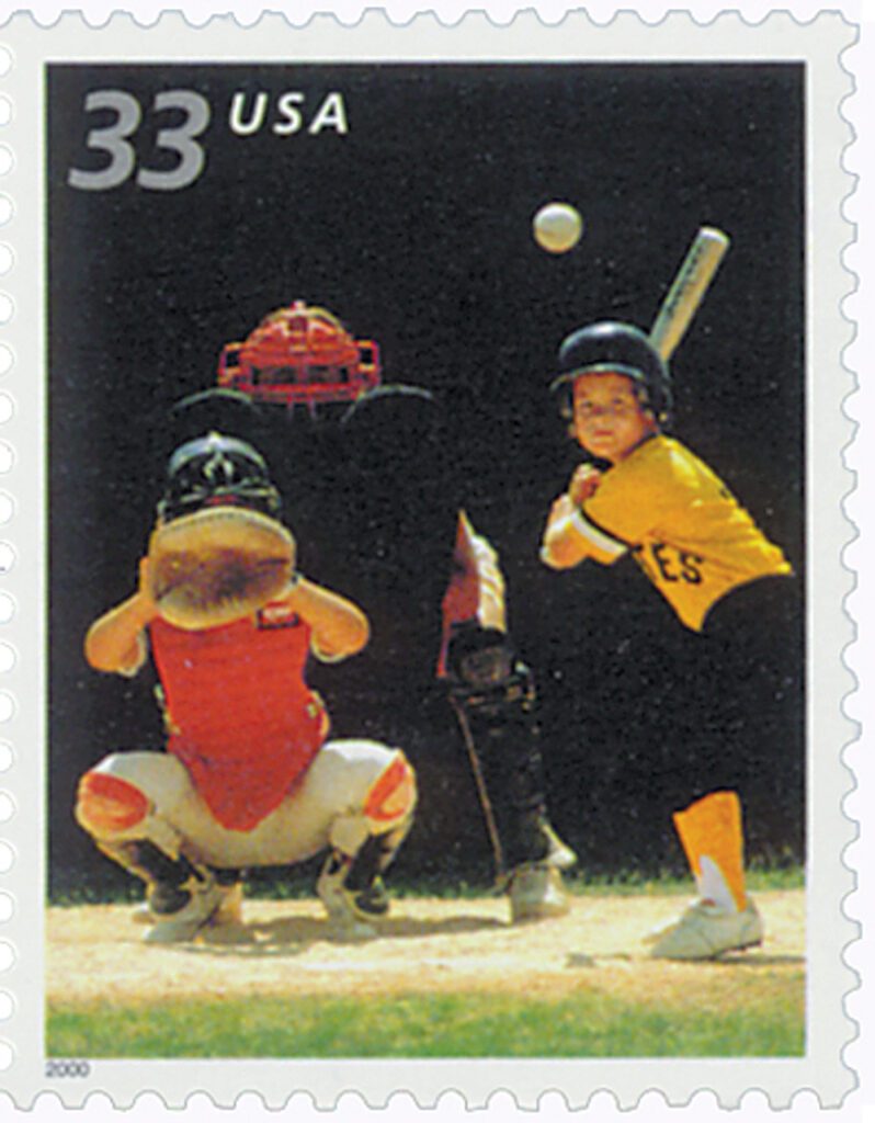 # 3402 - 2000 33c Youth Team Sports: Baseball