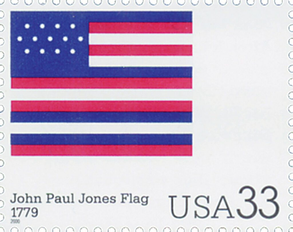 2000 33c The Stars and Stripes: John Paul Jones Flag