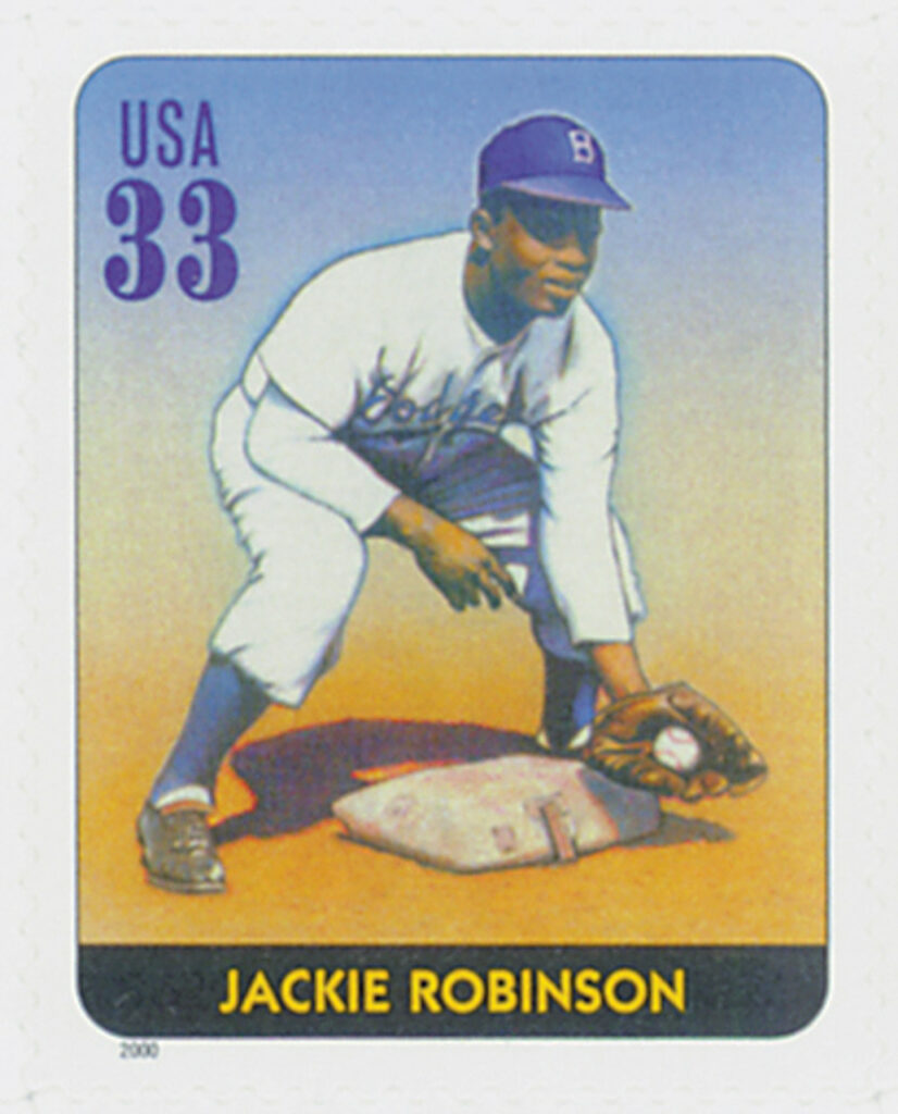 2000 33¢ Legends of Baseball: Jackie Robinson