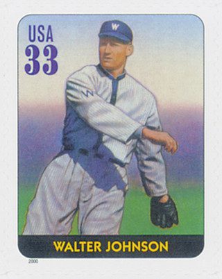 # 3408i - 2000 33c Legends of Baseball: Walter Johnson