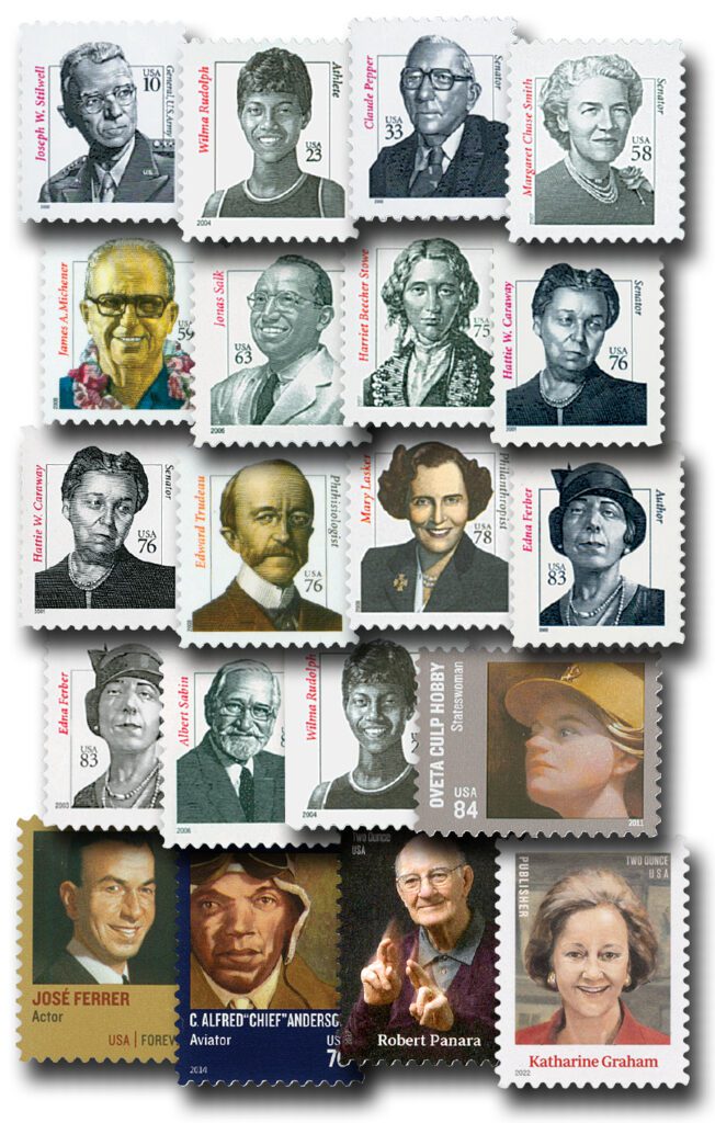 2000-22 Distinguished Americans, Set of 20