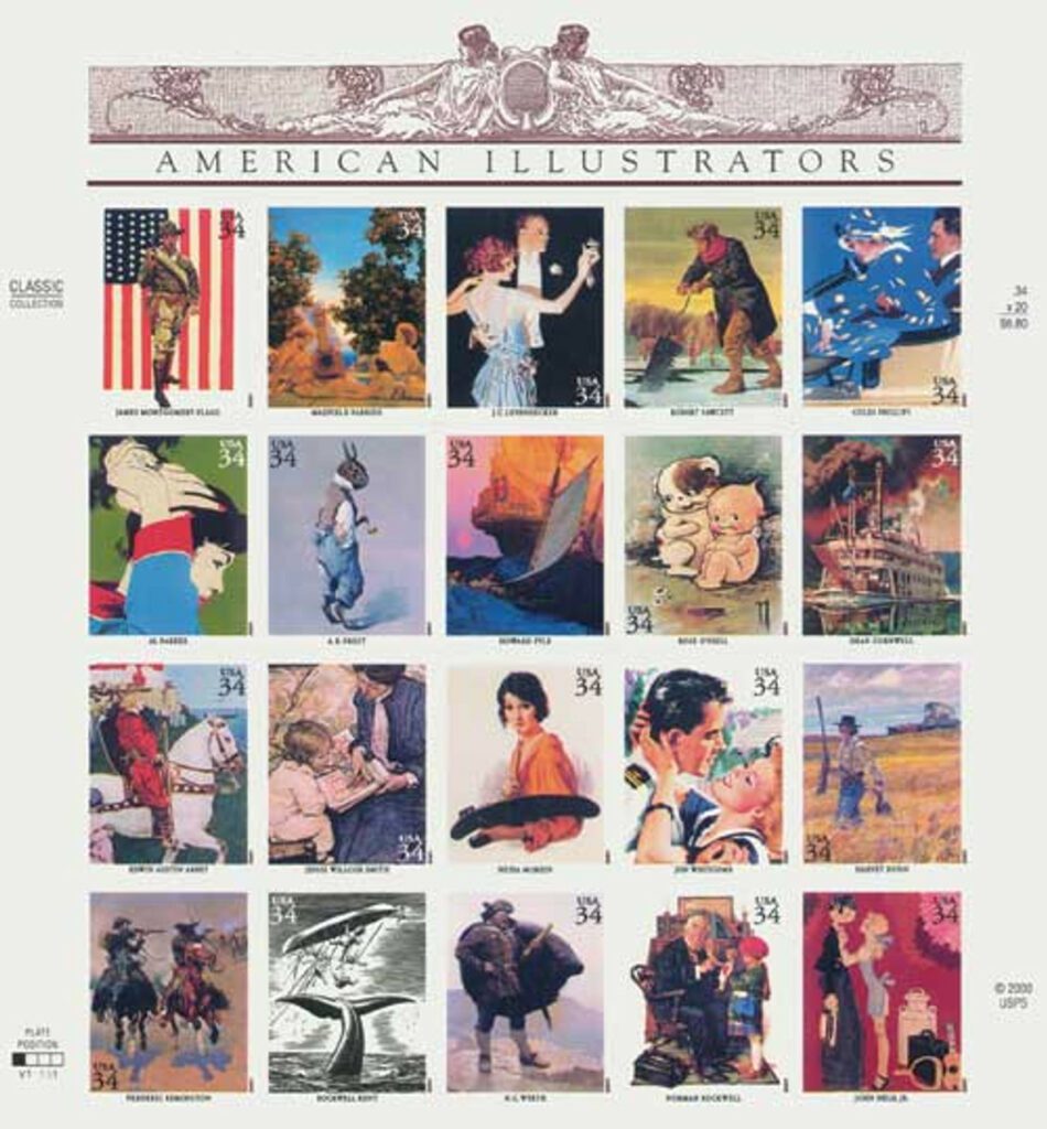 # 3502 - 2001 34c American Illustrators