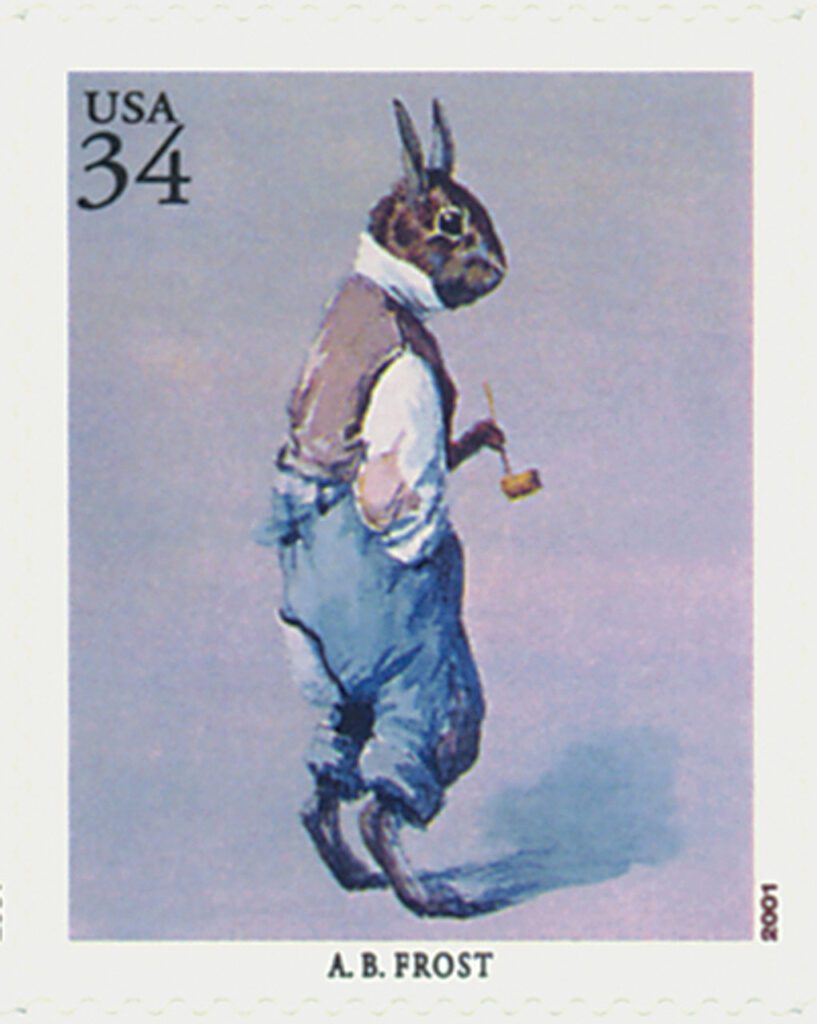 # 3502g - 2001 34c American Illustrator A.B. Frost