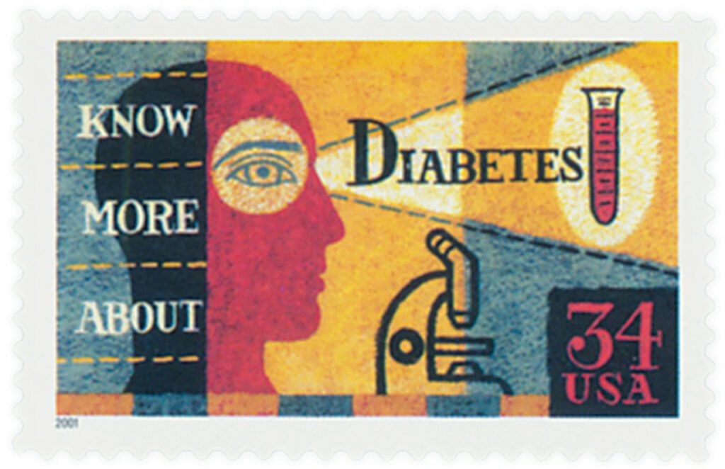 2001 34c Diabetes Awareness