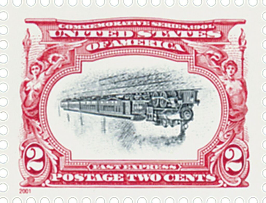 2001 2¢ Pan-American Invert Reproduction