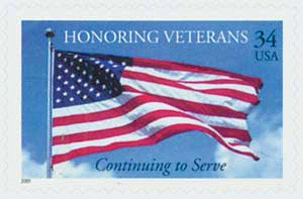 # 3508 - 2001 34c Honoring Veterans