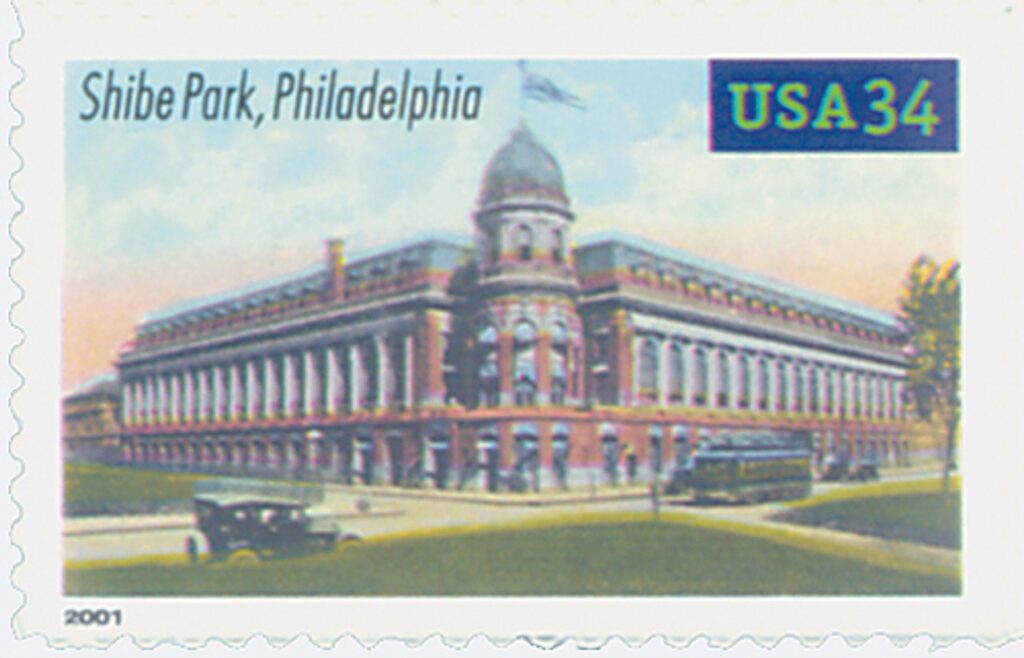 # 3518 - 2001 34c Legendary Baseball Fields: Shibe Park