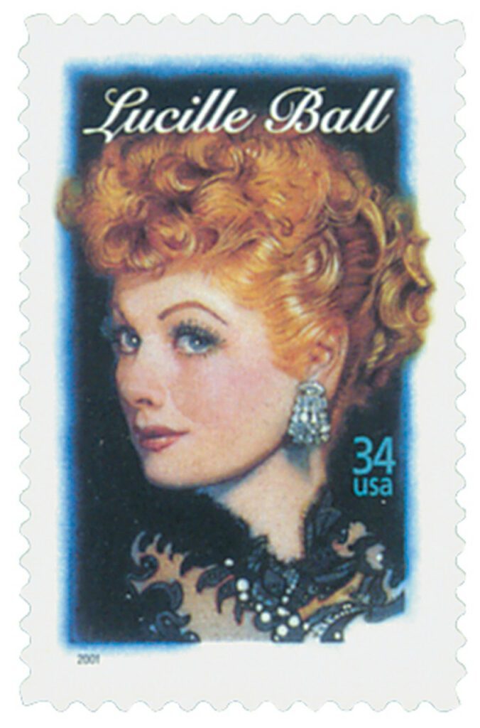 2001 34¢ Legends of Hollywood: Lucille Ball